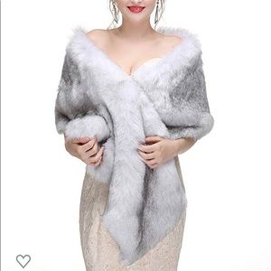 Grey shawl from Amazon